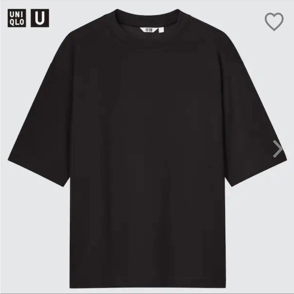 UNIQLO T-Shirt Airism black unisex size S new UNI QLO LULULEMON BAG free